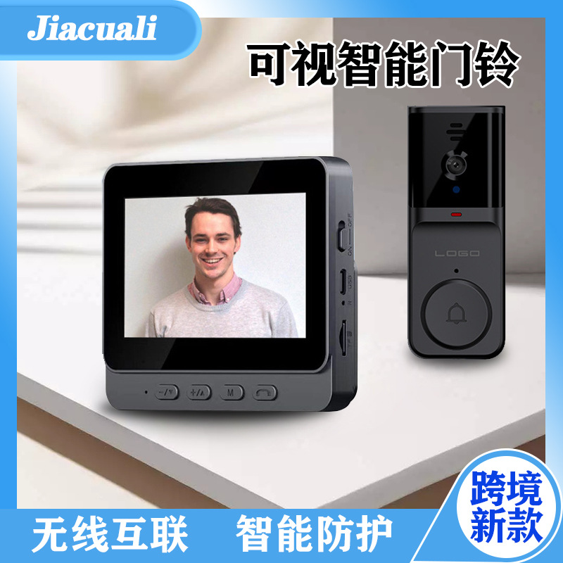 Кросс-браундер видеодомофон с высоким разрешением, умный, беспроводной, большой экран, домашний, двухсторонняя связь, видеонаблюдение, M16