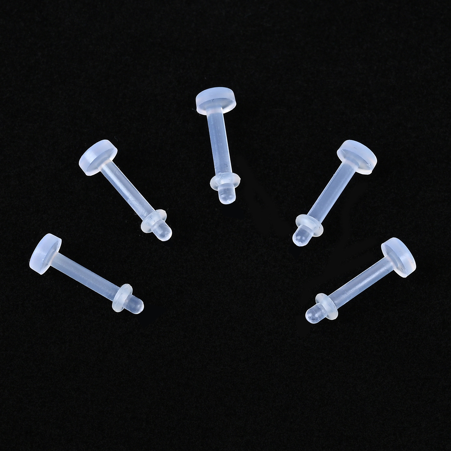 Transparent Simple Fashion Lip Nail Navel Nail Invisible Ear Bone Nail Eyebrow Nail Inserted Body Puncture Jewelry