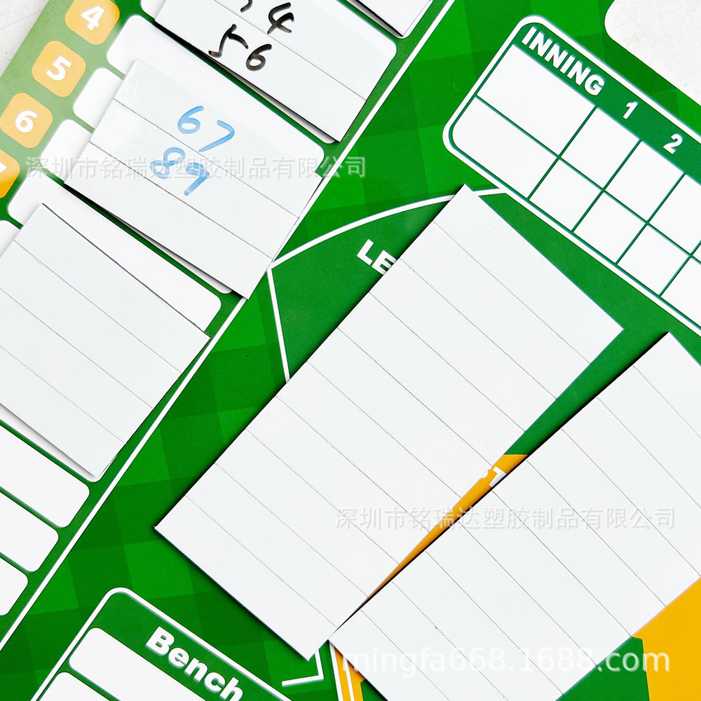 Supply of Magnetic Baseball Tactical Board Magnetic Strip Coaching Board Erasable Command Magnetic Strip