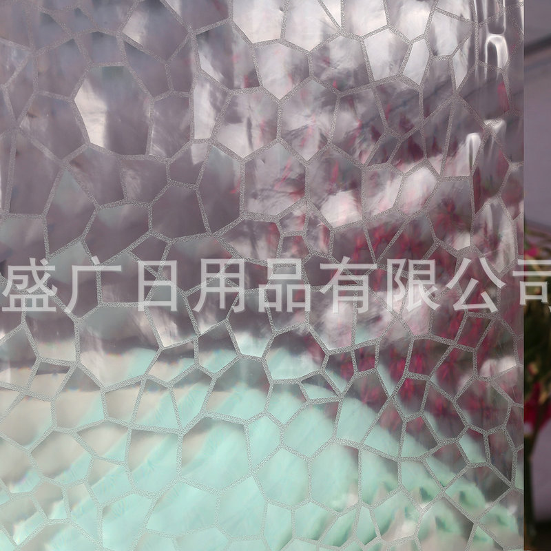 Cross-border partition curtain EVA shower curtain bathroom waterproof mildew-proof thickened shower curtain transparent 3D water cube EVA shower curtain