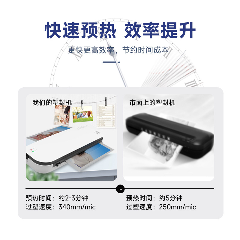 Shuou Osmile SL289 plastic machine photo plastic sealing machine A4 photo file glue machine cross-border source factory