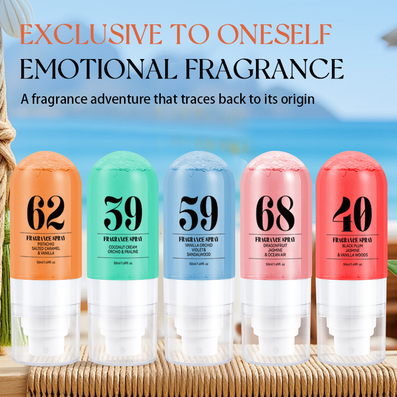 Популярный кросс-бордерный пляжный цифровой безалкогольный парфюм, спрей для тела и волос, Бразилия, европейский и американский Xiyin Tk