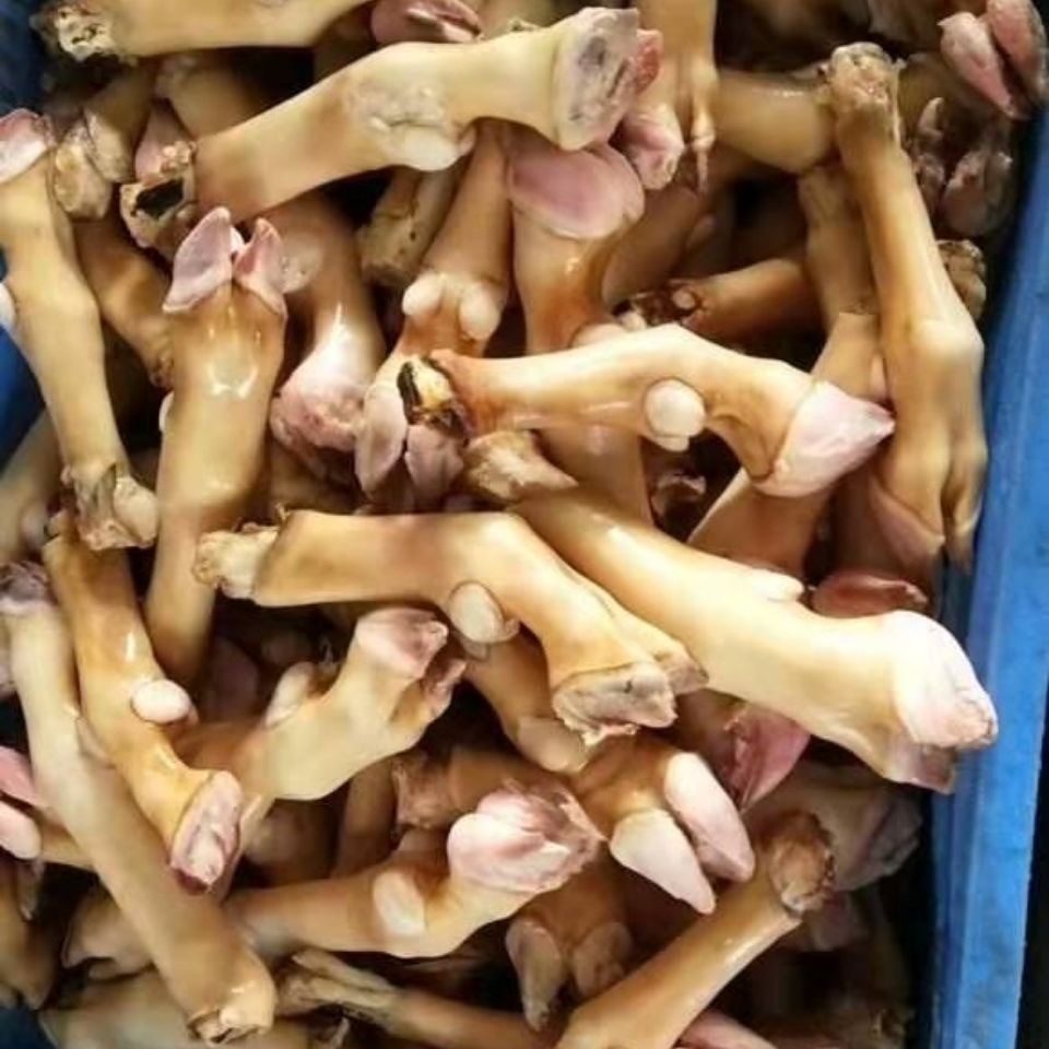 Fresh Sheep's Hooves with Tendons, Scalded Sheep's Hooves, Roasted Sheep's Hooves, Sheep's Feet, Sheep's Heads, Mutton Ingredients, Wholesale Stalls, Sheep's Hooves with Skin