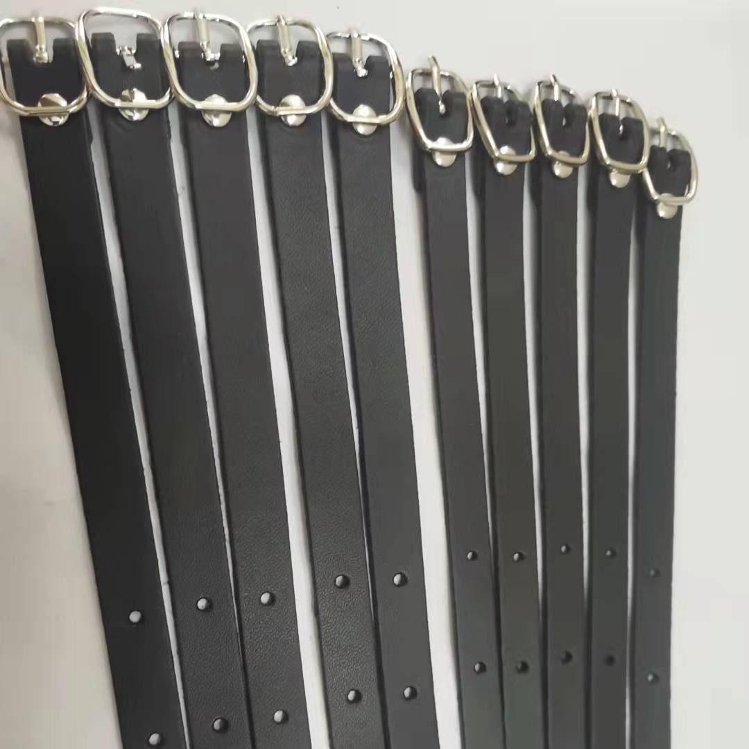 Профессиональное производство маленького ремешка для бирки багажа, искусственная кожа с мелкой зернистостью, пряжка из сплава без ржавчины, ремешок для бирки багажа