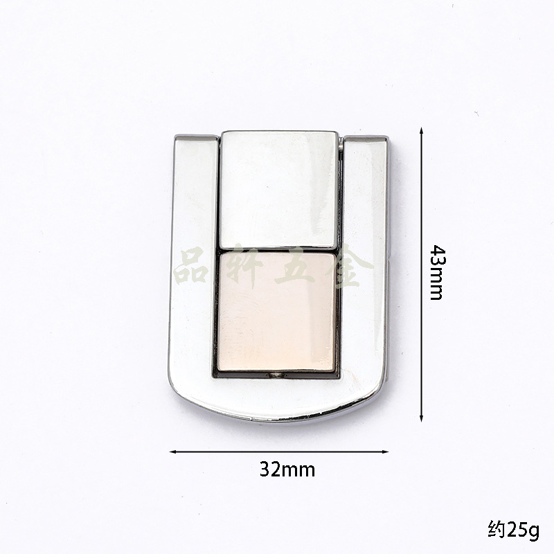 Packaging hardware accessories luggage lock all-match buckle jewelry box gift box lock carton red wine box packaging Japanese buckle