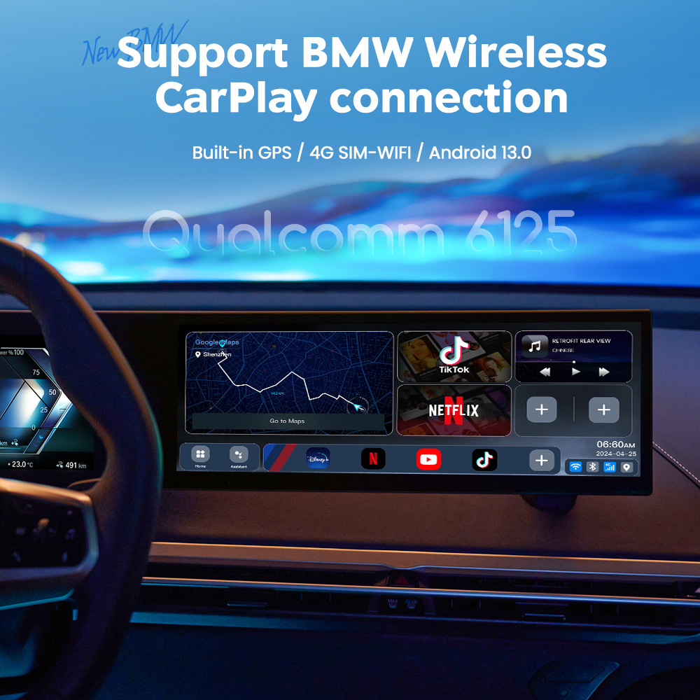 MMB is suitable for BMW BMW car box wireless carplay to Android system support mobile phone card WiFi