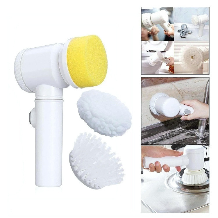 Cross-border household multifunctional kitchen bathroom toilet corner bowl brush shoe brush handheld wireless electric cleaning brush