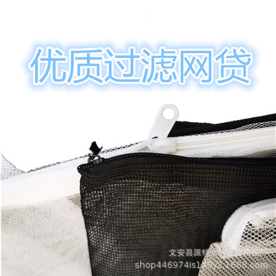 Fish Tank Filter Material Bag Activated Carbon Mesh Bag Filter Equipment Aquarium Plastic Zipper Mesh Bag Ceramic Ring Bag