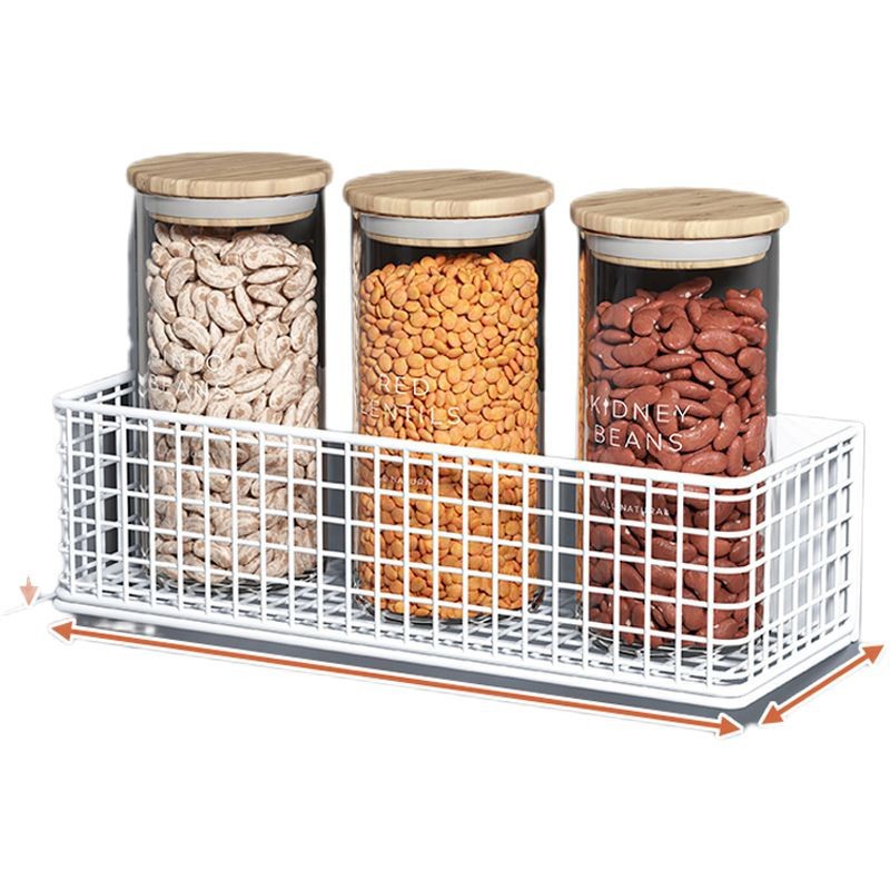 Magnetic Absorption Storage Box Kitchen Storage Rack New Movable Refrigerator Side Hanging Basket Preservation Film Storage Rack