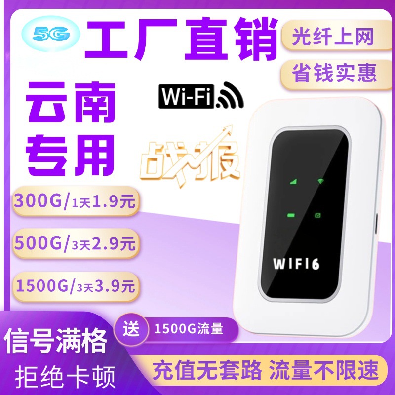 Smart Portable Wifi6 Router Game Internet Live Broadcast Home Mobile Wireless Wf Router Yunnan Outdoor