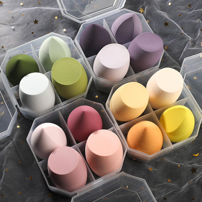 Factory Direct beauty Egg gourd powder puff water drop powder puff makeup egg makeup egg oblique cut sponge powder puff
