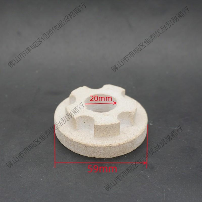 Ceramic Alumina Corundum Tube Furnace Plug Tube Plug High Temperature T-Type Ceramic Plug Flange Porcelain Head Insulating Porcelain Tube