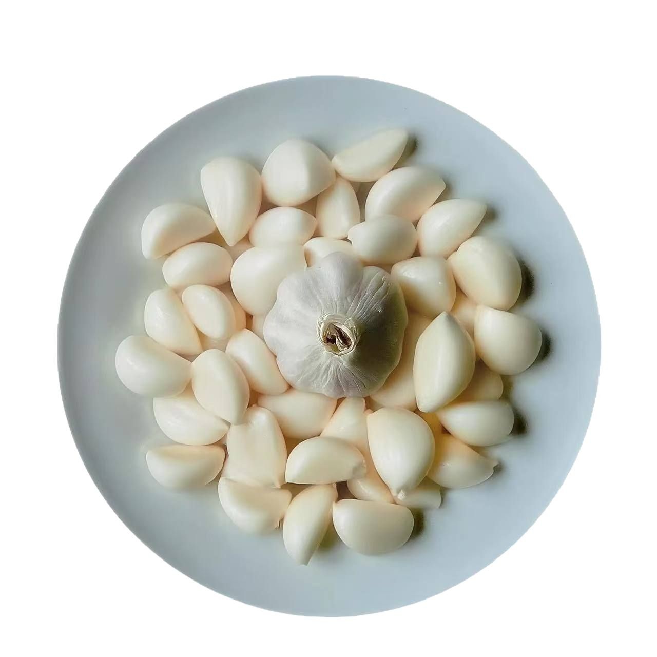 Seasonal fresh dried white garlic export grade standard garlic flavor fresh dried white garlic manufacturers wholesale