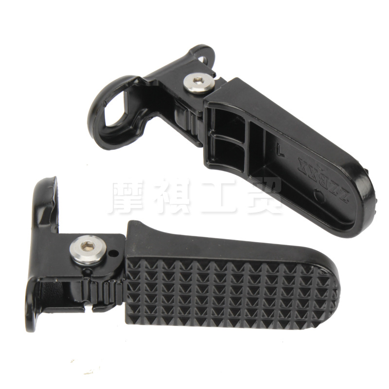Moqi new national standard electric car pedal bicycle rear seat modification folding pedal aluminum alloy foot rest