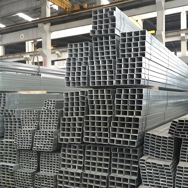 Factory Direct Supply of Zinc-Aluminum-Magnesium Square and Rectangular Tubes, Square Tubes, Rectangular Tubes, Zinc-Aluminum-Magnesium Pipes, 30 Square Tubes, Q235 Black Square Tubes