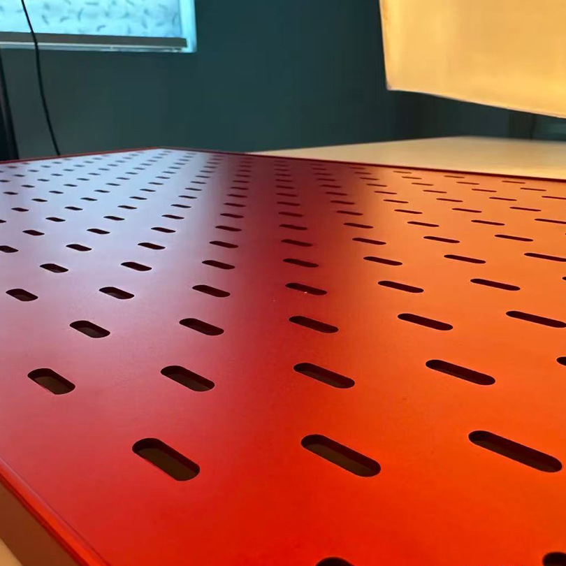 Customized Long Oval Hole Wall-Mounted Pegboard Storage Rack, Oval Hole Perforated Board, Wall Storage Board, Hardware Tool Hanging Board