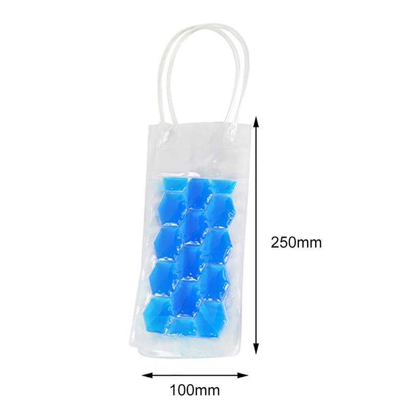 1Pc Pvc Wine Bottle Freezer Bag Champagne Cooler Beer Cooler
