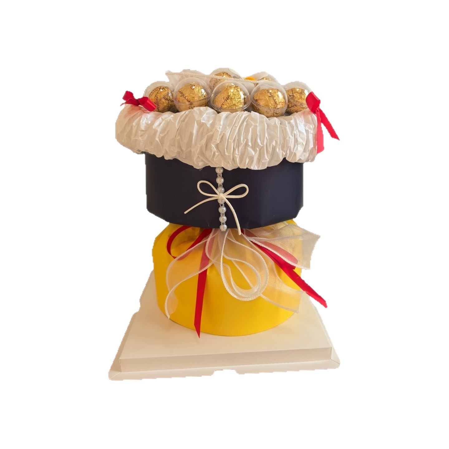 Finished Chocolate Rose Bouquet for Girlfriend, Best Friend, Birthday Gift, Girl Graduation, Valentine's Day, Girly Heart