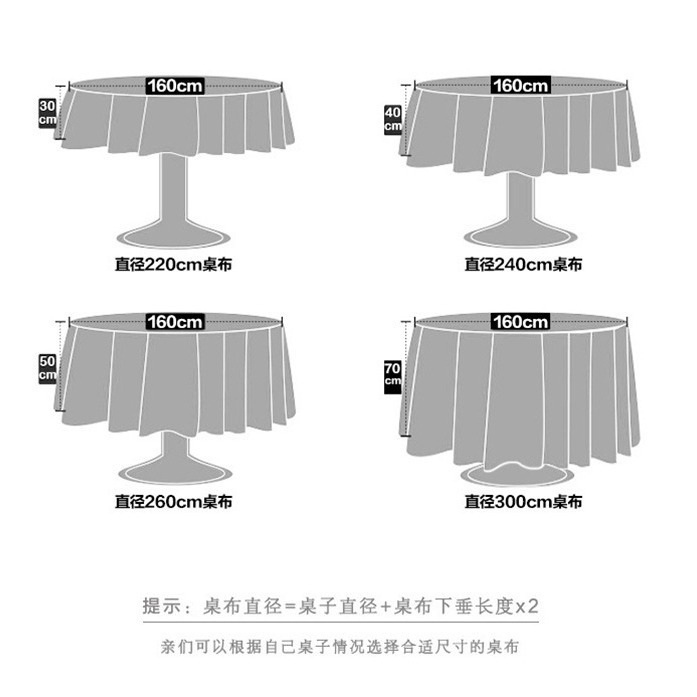 Big Red Hotel Wedding Tablecloth Rectangular Coffee Table Cloth Round Table Skirt Hotel Restaurant Round Tablecloth Table Cover