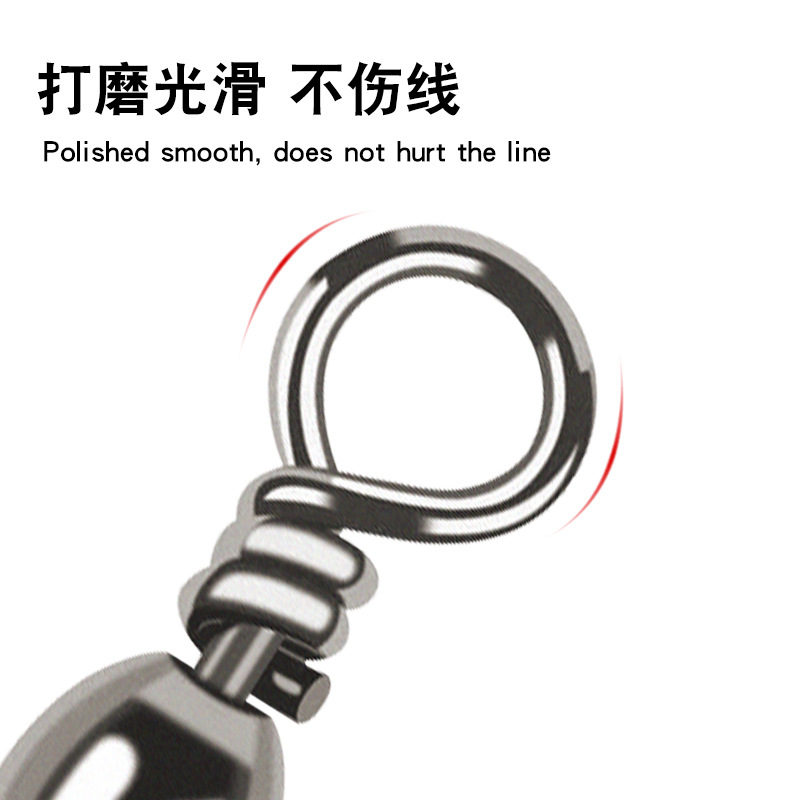 Factory Figure-Eight Ring, Bottle-Type Swivel, Figure-Eight Ring Connector, High-Speed Fast Pin for Foreign Trade, Fishing Gear Accessories