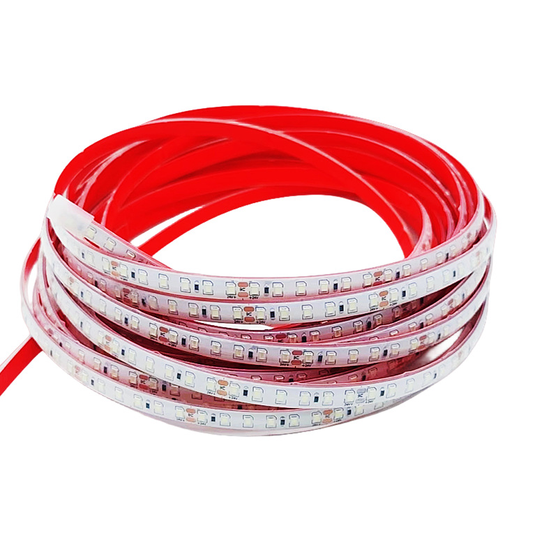 Low voltage waterproof light strip 24v outdoor IP68 water-soaking white blue light non-strobe LED fish pond water bottom special light bar