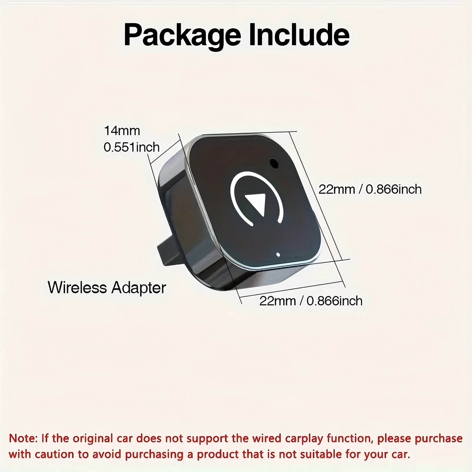 Cross-Border Popular Car-Machine Interconnection Carplay Box Wired to Wireless Car Carplay Android Auto Adapter