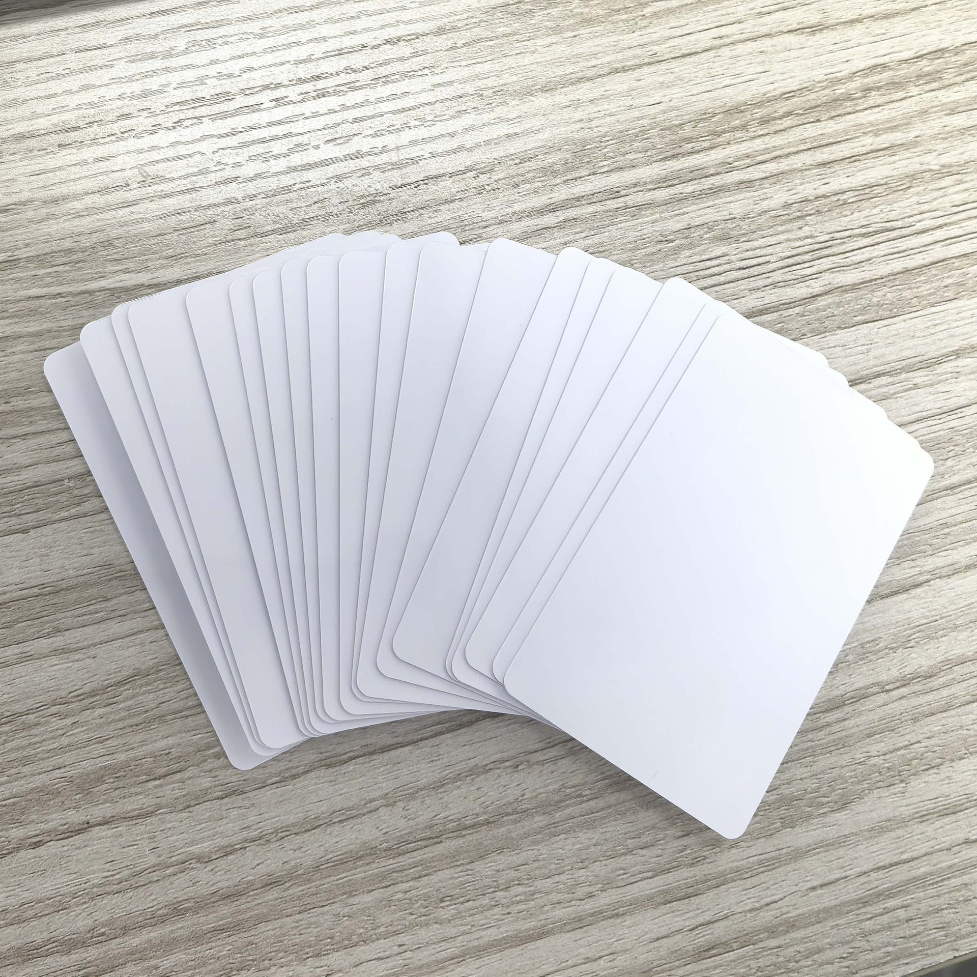 Factory Supplies Inkjet White Card Coated White Card Pvc Standard White Card Card Printing Special White Card Coated White Card