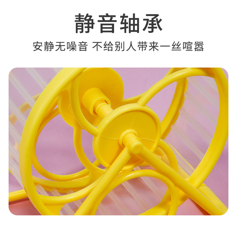 Cross-border Hamster Running Wheel Silent Golden Bear Roller Not Stuck Runner Treadmill Running Ball Holder Small Pet Toy
