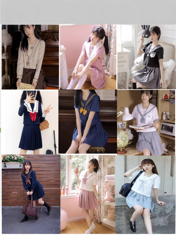 JK uniform variety of multi-color single-piece suit clearance processing sold out