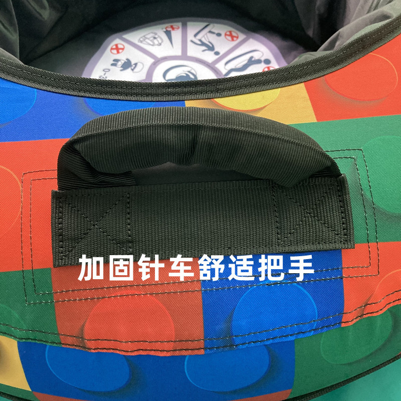 Factory Direct Supply Inflatable Snow Tube Slide, Outdoor Dry Land Hard-Bottomed Grass Sled, Inflatable Round Tube