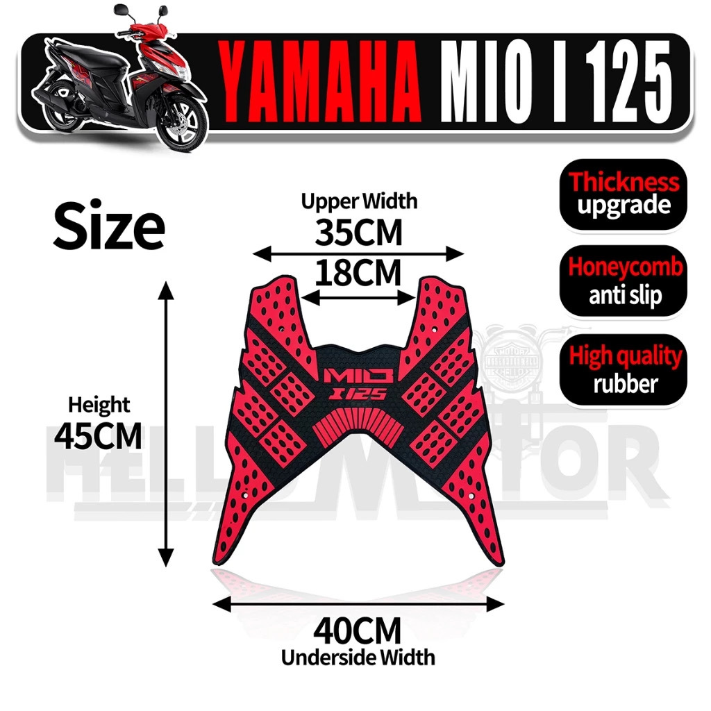 Suitable for Yamaha Mio I 125I Scooter Anti-Slip Footrest Modification Accessories Cross-Border Factory