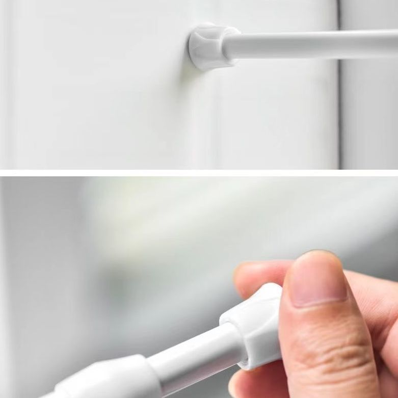 Punch-free telescopic rod curtain curtain rod kitchen partition Rod wardrobe telescopic shower curtain rod clothes hanging rod wholesale