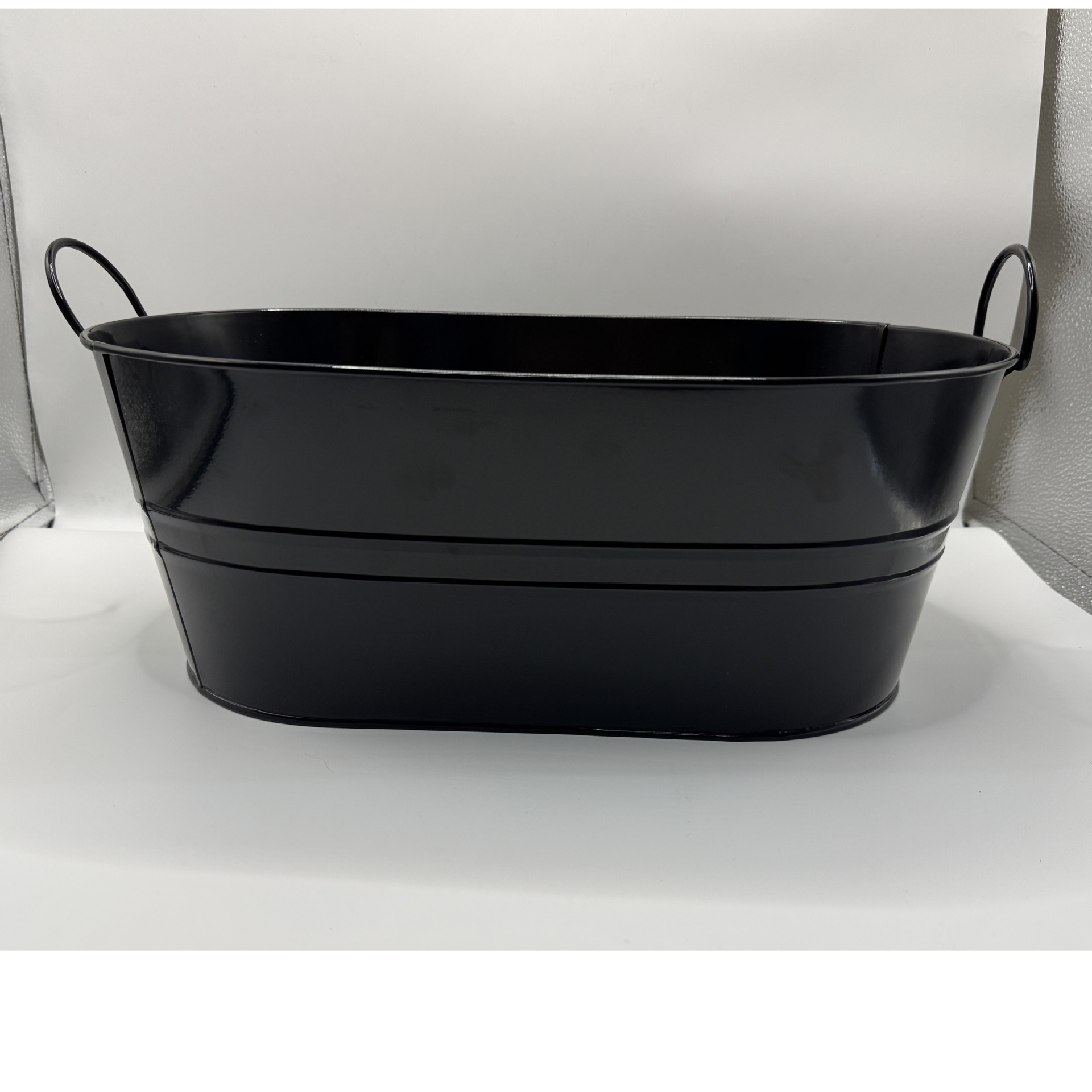 Oval Metal Galvanized Bucket Oval Side Ear Ice Bucket Manufacturer Recommends Oval Galvanized Oval Black Oval Ice Bucket