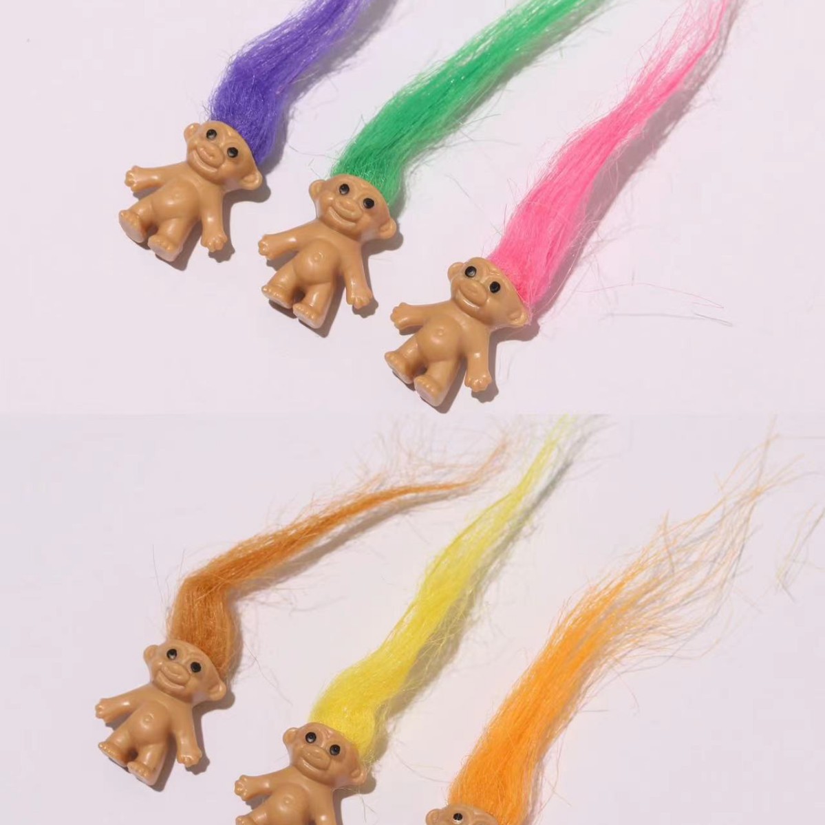 Factory Direct Sales in stock supply monochrome hair child doll magic hair elf mini long hair ugly baby doll wholesale