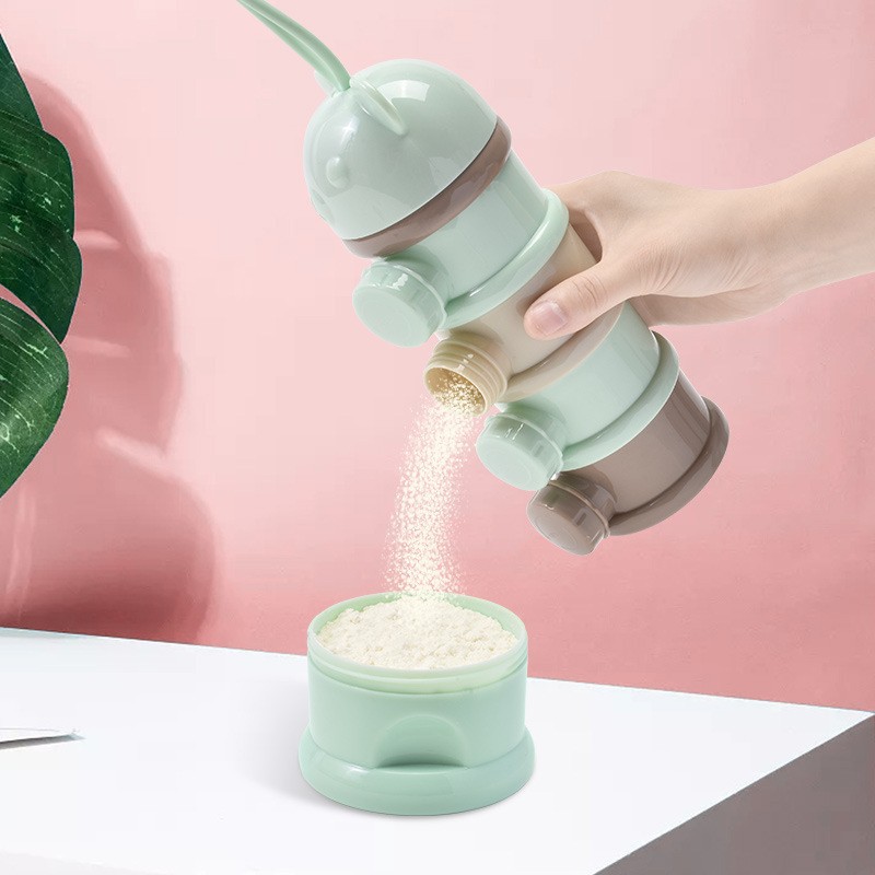 Baby Milk Powder Multi-Layer Packaging Box, Portable and Portable, Baby's One Meal and One Compartment Small Box, Baby Artifact