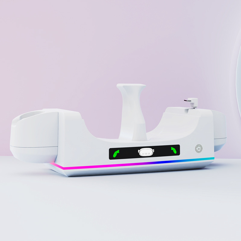 Meta Quest 3S VR glasses handle charging base Quest 3 universal wall-mounted seat charging with RGB light