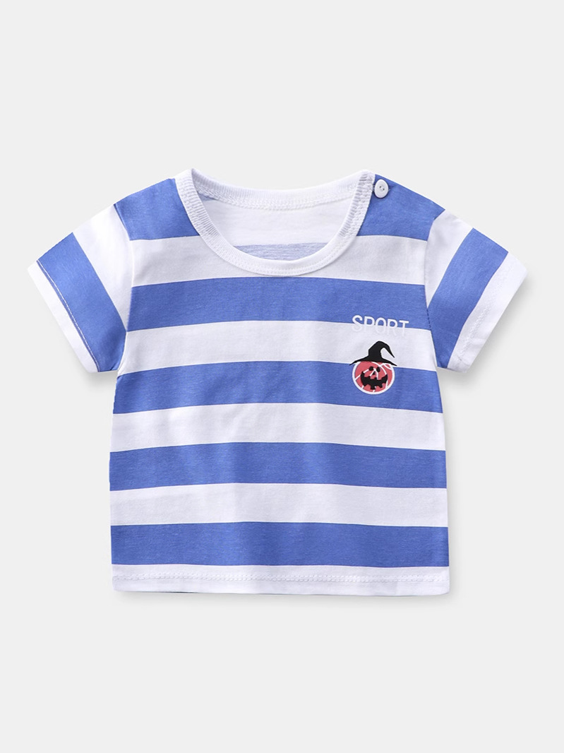 New T-shirt cotton girls short sleeve summer baby class a half sleeve baby children sweat absorbent children's clothing manufacturers wholesale