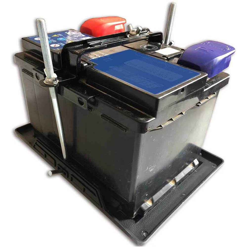 Manufacturer Wholesale Car Battery Bracket Adjustable Fixed Bracket Tray Battery Bracket Shockproof