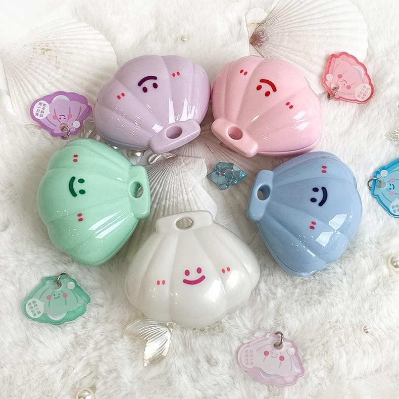 Shell wooden fish knock emotional stability Buddha wooden fish office women cure cute ornaments small toy pendant wholesale