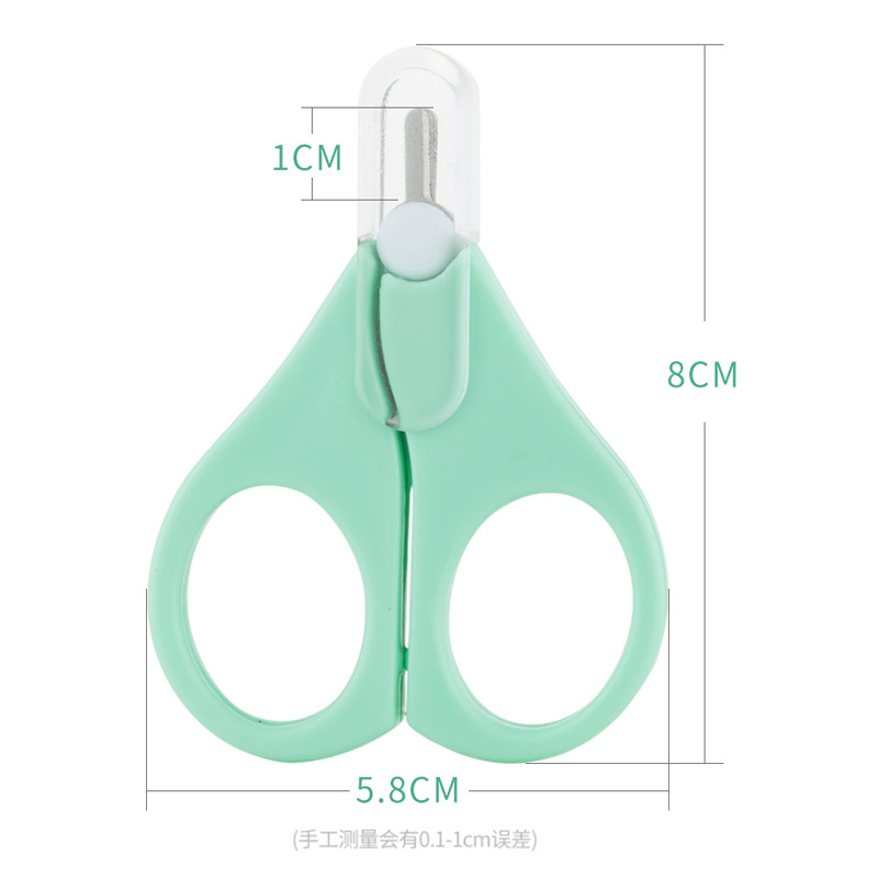 Xierbao Brand New Baby Safety Scissors Small Nail Scissors Baby Nail Care 9057