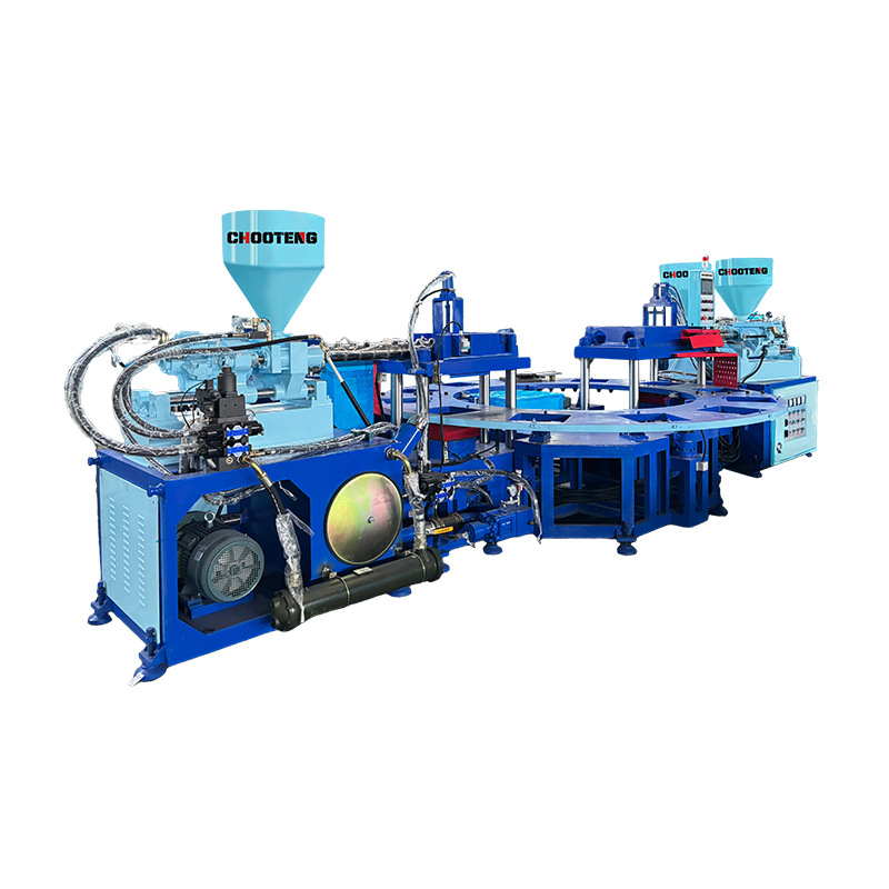 Pvc Three-Color Shoe Upper Injection Molding Machine Pvc Strap Molding Machine