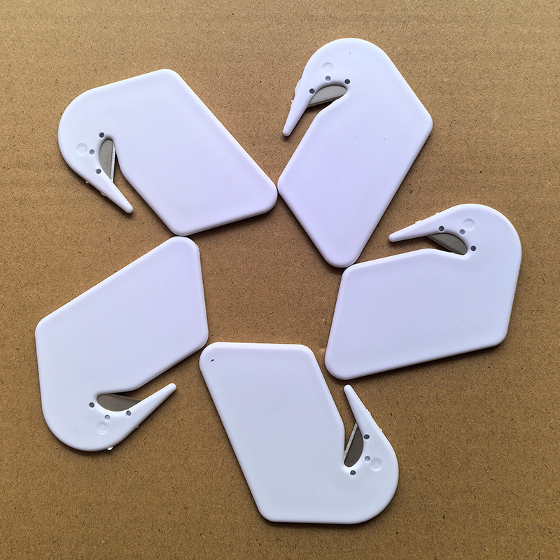 Popular Promotional Plastic Film Knife, Mattress Stainless Steel Letter Opener, Paper Cutter, Oval Opening Knife, Plastic Wallpaper Knife