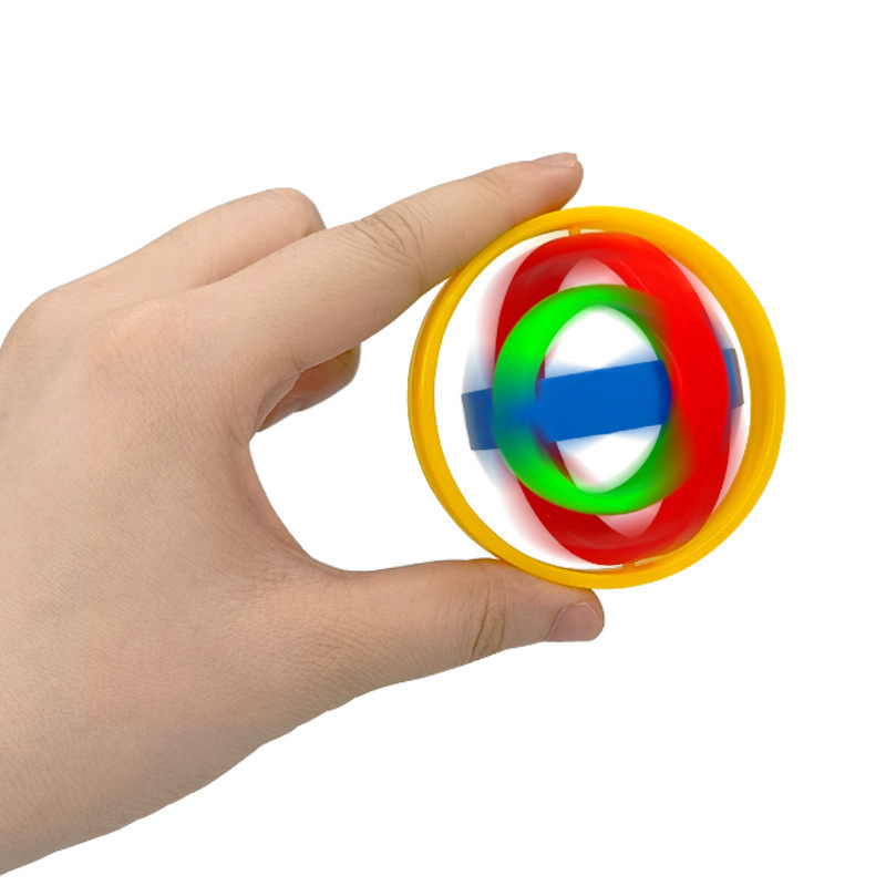 Cross-Border Creative Leisure Inertia Gyro Rotating Finger Gyro Magic Intelligence Toy Universal Fingertip Gyro