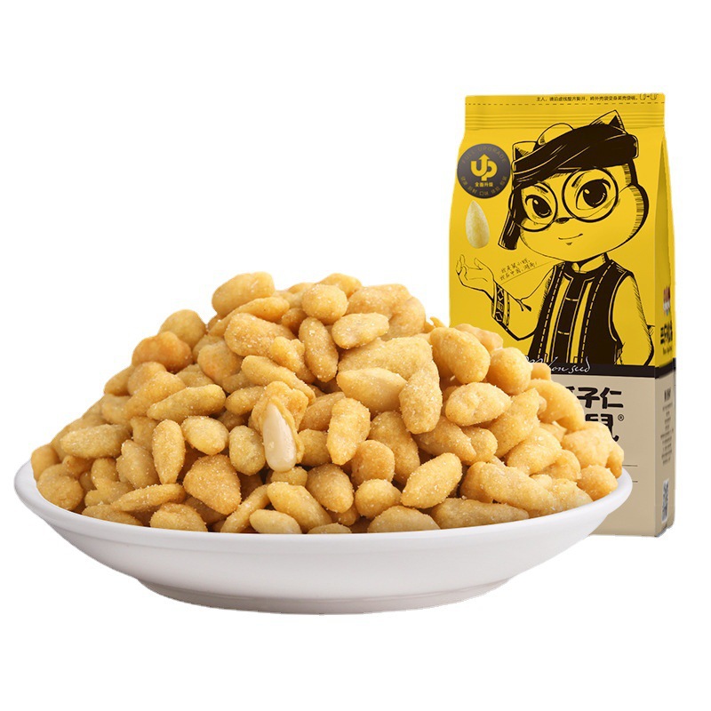 [Three Squirrels crab yellow flavor melon seeds 218g] casual snacks crab yellow flavor sunflower seeds fried goods