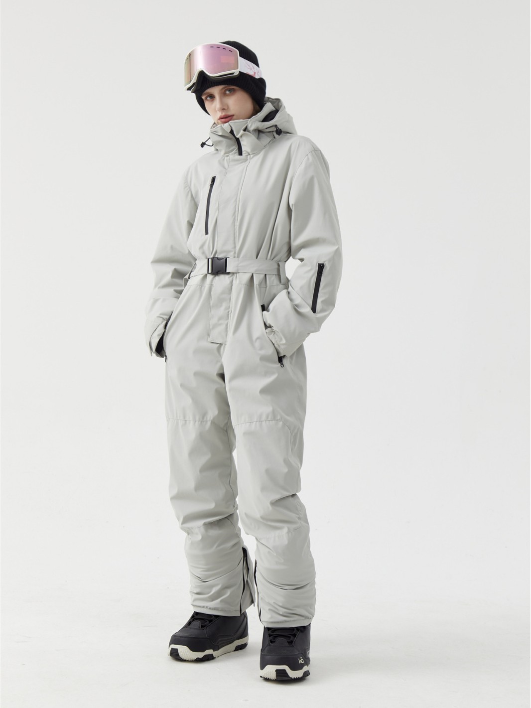 Women's Ski Suit One-Piece Winter Warm Double-Board Thickened Outdoor Men's Ski Jacket Snowboard Pants Equipment