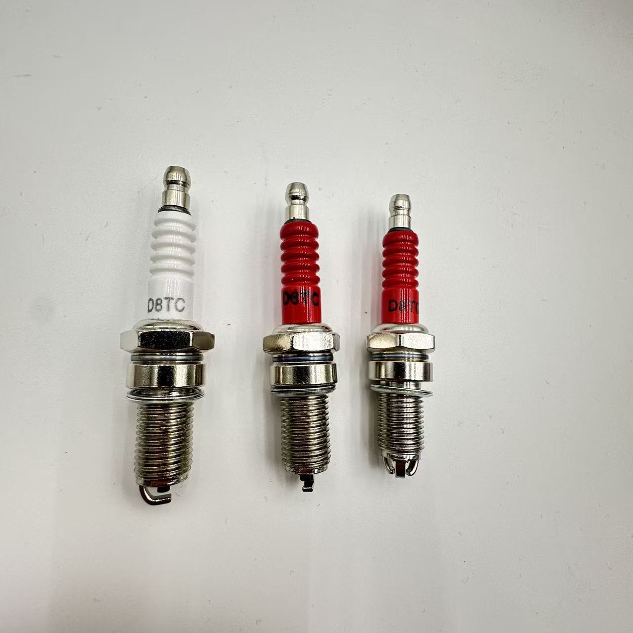 Motorcycle Spark Plug Gy6 Scooter Spark Plug A7Tc Multi-Angle Ignition Modification 3-Prong A7Tc Spark Plug