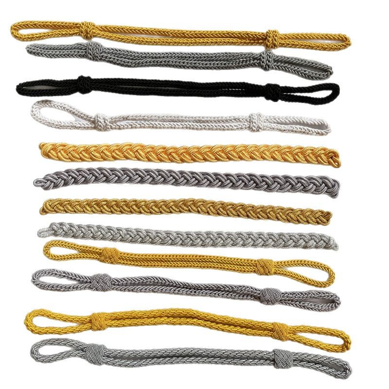 Yellow Gray Black White Gold Silver Hat Seal Large Cap Hat Rope Accessories Hat Accessories Headwear