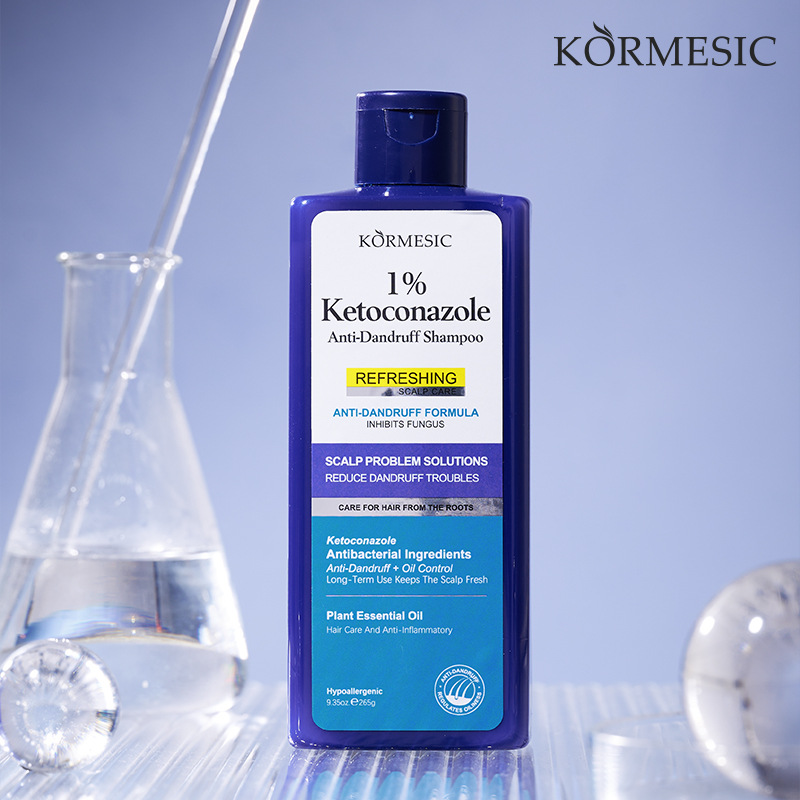 Kormesic Foreign Trade Full English Shampoo Refreshing Oil Control Family Pack Cross-Border Manufacturer Wholesale