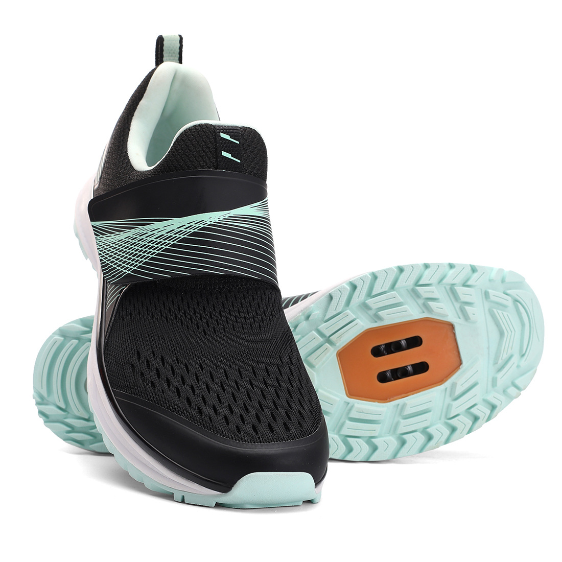 Cross-border manufacturers indoor cycling shoes hard-soled bicycle shoes rubber-soled cycling shoes mountain cycling shoes high-end comfort