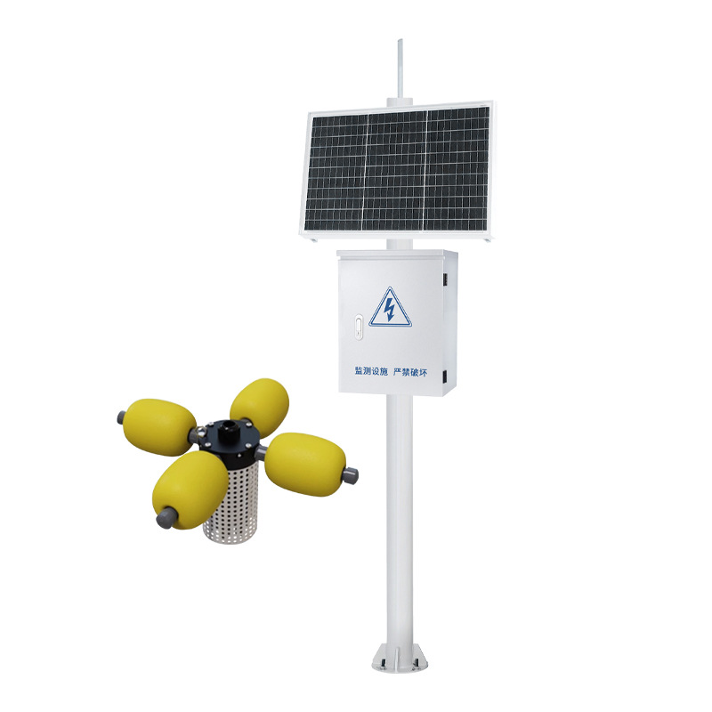 Vertical Pole Water Quality Monitoring Station Shoreline Online Multi-Parameter Water Quality Testing System River Reservoir Sewage Outlet